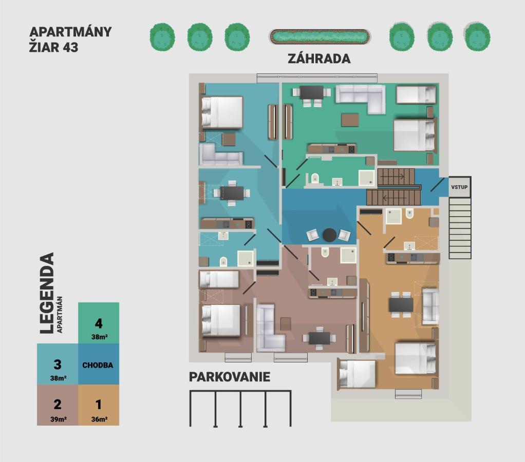 Ziar Apartmany 43 Ngoại thất bức ảnh